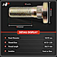 APWHS066 10x Front or Rear M12-1.25 Wheel Lug Stud
