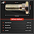 APWHS067 20x Front & Rear M12-1.25 Wheel Lug Stud