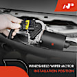 APWIM0344 Front Windshield Wiper Motor