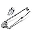 APWL0268 2 Pc Front Windshield Wiper Linkage Assembly with Motor