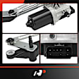 APWL0277 Front Windshield Wiper Linkage & Motor Assembly