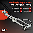 APWL0281 Front Windshield Wiper Linkage & Motor Assembly