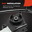 APWM0403 Front Driver Power Window Motor with 4 Pins
