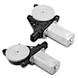 APWM0446 2 Pcs Front Power Window Motor