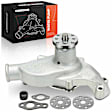 APWP0466 Satin Aluminum High Volume Short Water Pump with Gasket