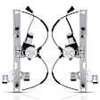 APWR2296 2x Rear Power Window Regulator with Motor