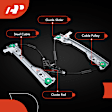 APWR3303TW Front Passenger Power Window Regulator