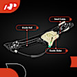 APWR3504 2 Pcs Rear Power Window Regulator