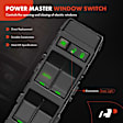APWS0068 Master Power Window Switch with 1 Single Auto