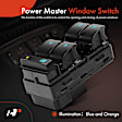 APWS0348 Front Driver Master Power Window Switch