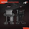 APWS0813 Rear Driver Power Window Switch