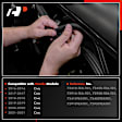 APWSL036 4 Pcs Front Door & Rear Window Weatherstrip Moulding Trim Belt