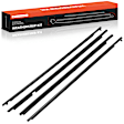 APWSL040 4 Pcs Front & Rear Window Moulding Trim Weatherstrip Seal