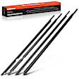 APWSL054 4 Pcs Front & Rear Door Window Weatherstrip Seal