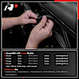 APWSL317 2 Pcs Roof Weatherstrip Seal
