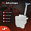 APWSR012 Windshield Washer Reservoir with Cap & Pump