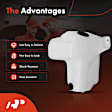 APWSR064 Windshield Washer Reservoir without Pump & Cap