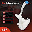 APWSR103 Windshield Washer Reservoir with Cap & Pump