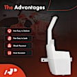 APWSR322 Front Windshield Washer Reservoir Tank with Cap