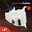 APWSR504 Windshield Washer Reservoir with Pump & Cap & Sensor