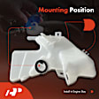APWSR507 Windshield Washer Reservoir with Pump & Cap & Sensor