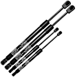 GS517 4 Pcs Hood & Tailgate Lift Supports Shock Struts
