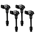 IC0049 4x Ignition Coils with 3 Pins