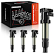 IC0055 4x Ignition Coils with 4 Pins