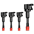 IC0142 4x Ignition Coils with 3 Pins