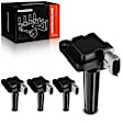 IC0161 4x Ignition Coils with 4 Pins