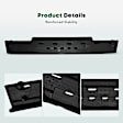 YHTBAB0040 Rear Black Bumper Impact Energy Absorber Face Bar