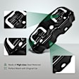 YHTBBT10821 Rear Passenger Steel Bumper Bracket