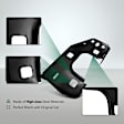 YHTBBT10939 Front Passenger Steel Inner Bumper Bracket