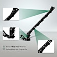 YHTBBT11478 Rear Driver POM Plastic Bumper Bracket