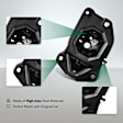 YHTBBT11554 Front Driver Steel Bumper Bracket