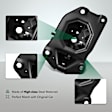 YHTBBT11617 Front Passenger Steel Bumper Bracket
