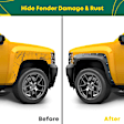YHTFF00025 4x Front & Rear Pocket Style Fender Flare