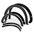 YHTFF00048 4 Pcs Front & Rear Factory Style Textured Fender Flares