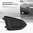 YHTFLC0346 Front Passenger Outer Grille Fog Light Lamp Cover Trim