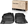 YHTFM10020 2 Pcs Front Black TPE textured Floor Mats