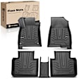 YHTFM10042 5 Pcs Front & Rear Black TPE textured Floor Mats Liners