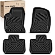 YHTFM10089 4 Pcs Front & Rear TPE textured Floor Mats Liners
