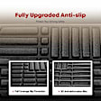 YHTFM10128 3 Pcs Front & Rear Black Floor Mats Liners