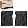 YHTFM10233 2 Pcs Front Black Floor Mats Liners