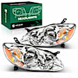 YHTHDL0006 Front Halogen Headlights Assembly without Bulb