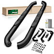 YHTSBAR0075 3 Inch Black Steel Round Side Step Bars