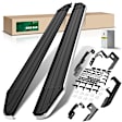 YHTSBAR0569 5.5 Inch Black Aluminum Running Boards