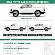 YHTSBAR0612 5 Inch Textured Black Aluminum Running Boards