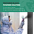 YHTSBAR0612 5 Inch Textured Black Aluminum Running Boards