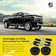 YHTSPLK0011 2-inch Front Leveling Lift Kit + Shock Relocation Bracket